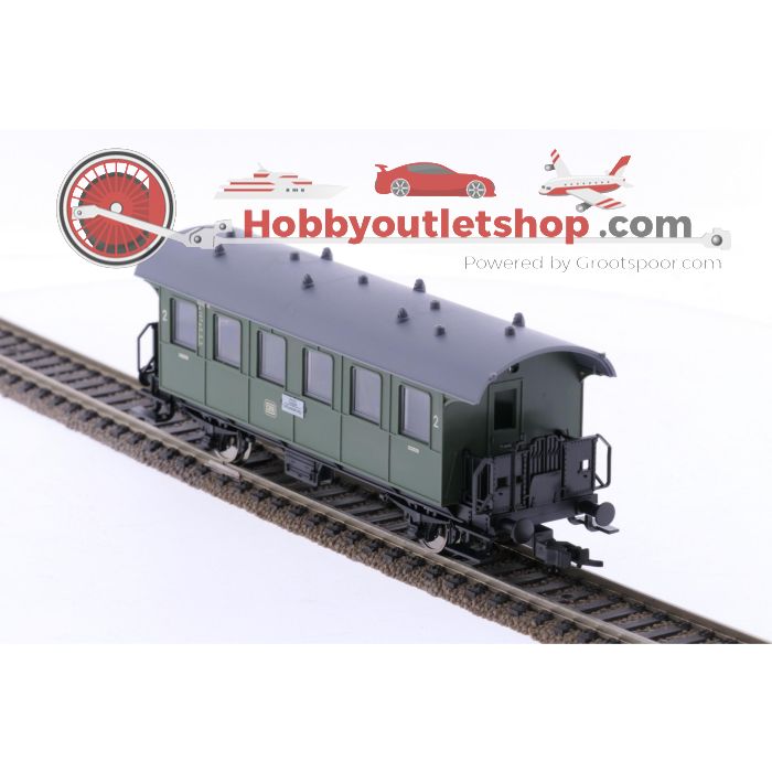 Schaal H0 Fleischmann 2 x 5002 01K en 5003 01K rijtuigenset 3-delig van de DB #6703