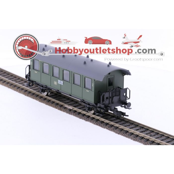 Schaal H0 Fleischmann 2 x 5002 01K en 5003 01K rijtuigenset 3-delig van de DB #6703