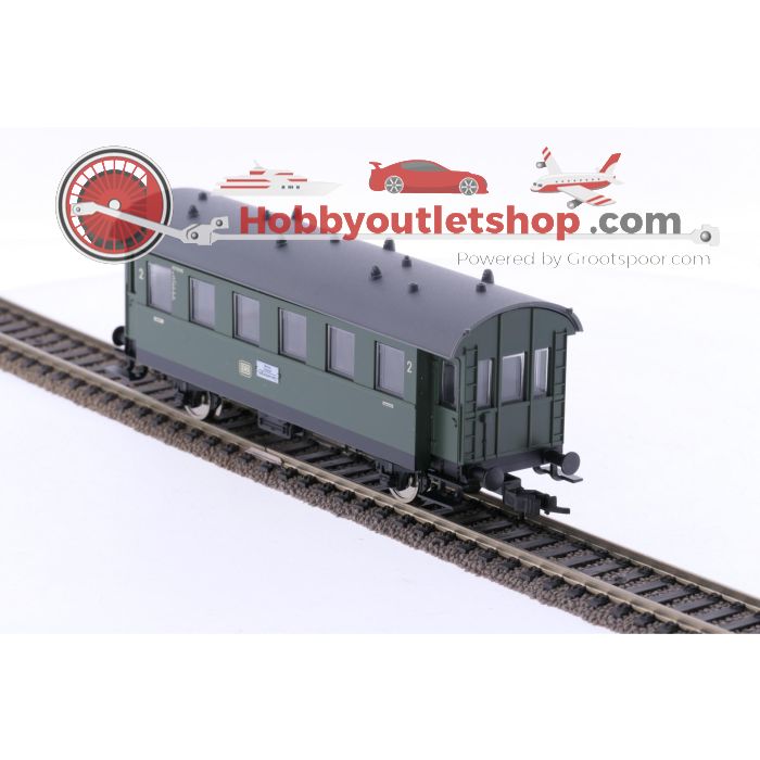 Schaal H0 Fleischmann 2 x 5002 01K en 5003 01K rijtuigenset 3-delig van de DB #6703