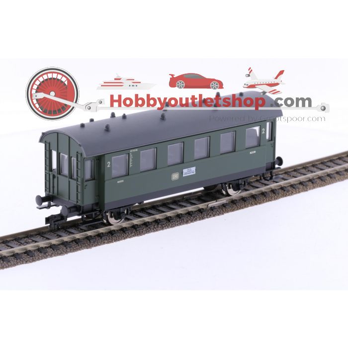 Schaal H0 Fleischmann 2 x 5002 01K en 5003 01K rijtuigenset 3-delig van de DB #6703