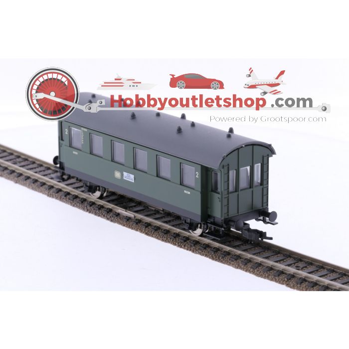 Schaal H0 Fleischmann 2 x 5002 01K en 5003 01K rijtuigenset 3-delig van de DB #6703