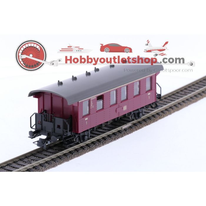 Schaal H0 Roco 2 x 44223 en 1 x 54225 personenrijtuigen set 3-delig van de DB #6705