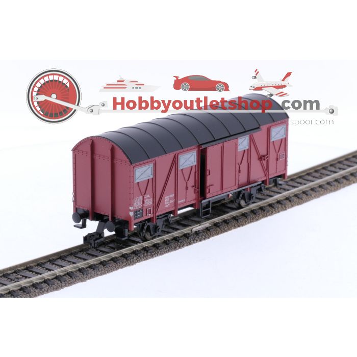 Schaal H0 Fleischmann 5330 en 5331 gesloten goederen wagen set van 2 #6710