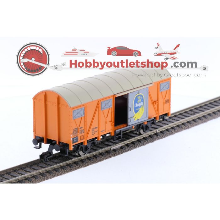 Schaal H0 Fleischmann 5330 en 5331 gesloten goederen wagen set van 2 #6710