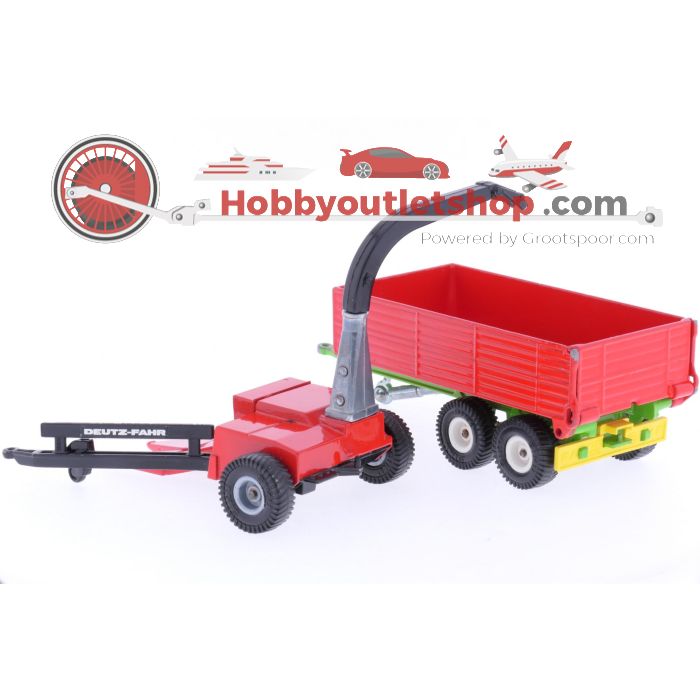 Schaal 1:32 Siku 2256 en 2413 Farmer serie Deutz hakselaar en kiepwagen #6719 - sku: 20250116114040 - Gebruikt - Goede staat - Afbeelding 2