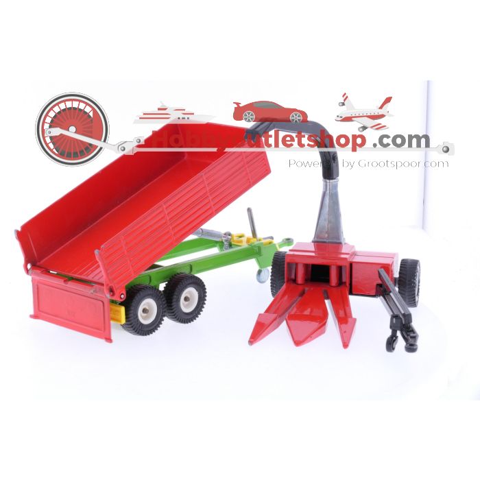 Schaal 1:32 Siku 2256 en 2413 Farmer serie Deutz hakselaar en kiepwagen #6719 - sku: 20250116114040 - Gebruikt - Goede staat - Afbeelding 5