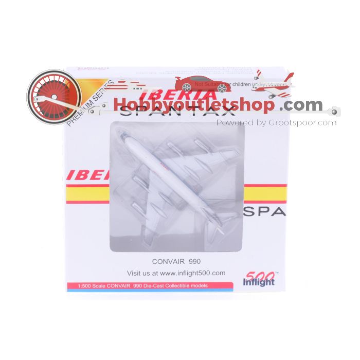 Schaal 1:500 Inflight 500 IF5990007 Iberia Convair 990 Reg. EC-BJC #7165