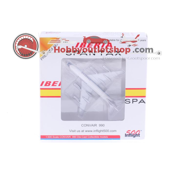 Schaal 1:500 Inflight 500 IF5990005 Spantax Convair 990 Reg. EC-BQA #7190