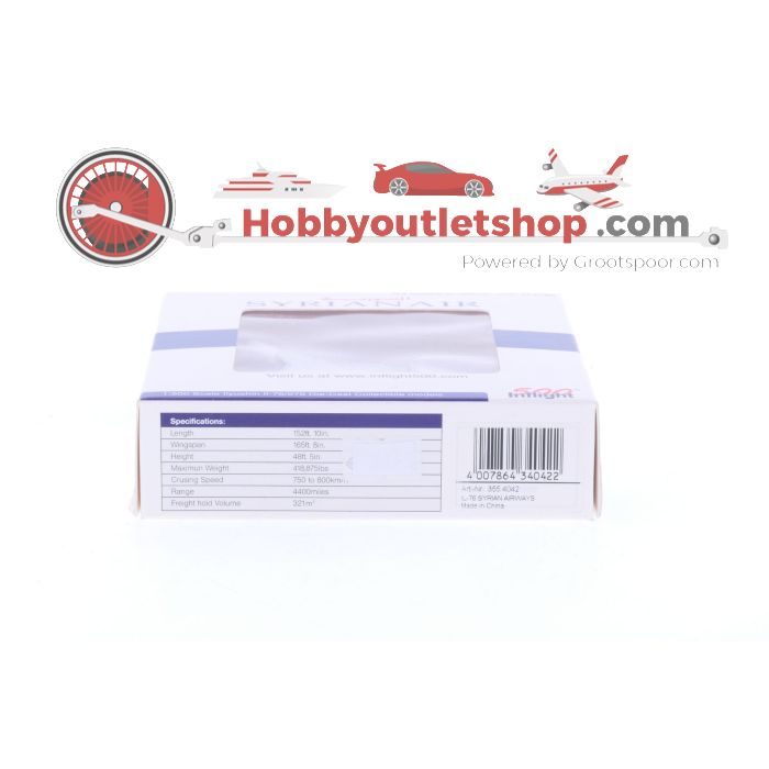 Schaal 1:500 Inflight 500 355 4042 Syrianair Ilyushin IL-76 Reg. YK-ATD #7209 - sku: 20250122034029 - Gebruikt - Nieuwstaat - Afbeelding 2