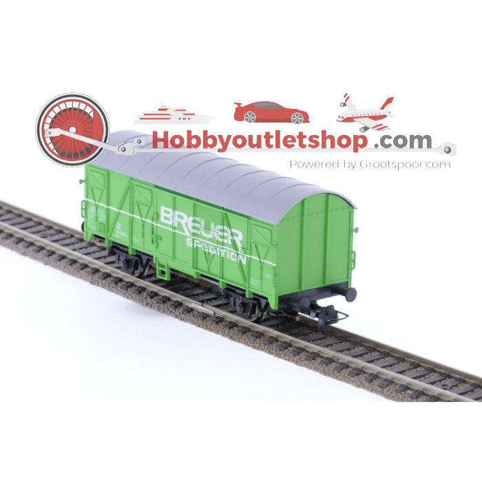 Schaal H0 Roco 46014 set van 2 gesloten goederenwagen van de DB #6745