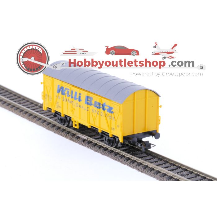 Schaal H0 Roco 46014 set van 2 gesloten goederenwagen van de DB #6745