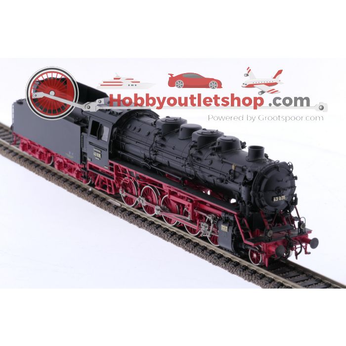 Schaal H0 Micro Metakit 95503H stoomlocomotief BR 43 van de DRG No. 38 #P254