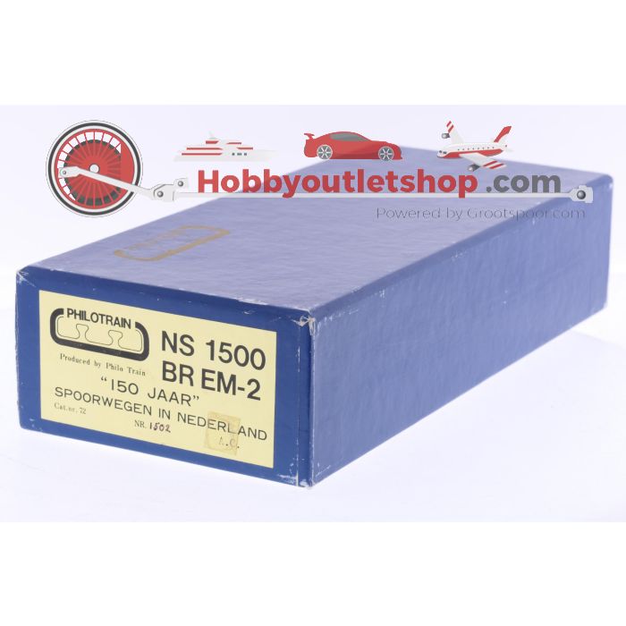 Schaal H0 Philotrain nr.72 elektrische locomotief 1500 BR EM-2 van de NS. Digitaal #P259 - sku: 20250128084202 - Gebruikt - Nieuwstaat - Afbeelding 9