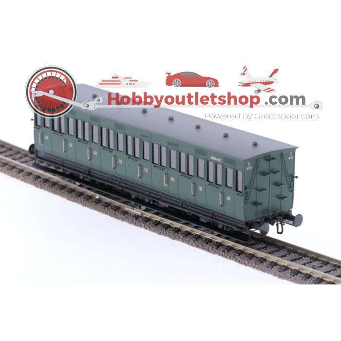 Schaal H0 Philotrain cat.nr. 12A personenrijtuig HSM C8 422 van de NS #P260