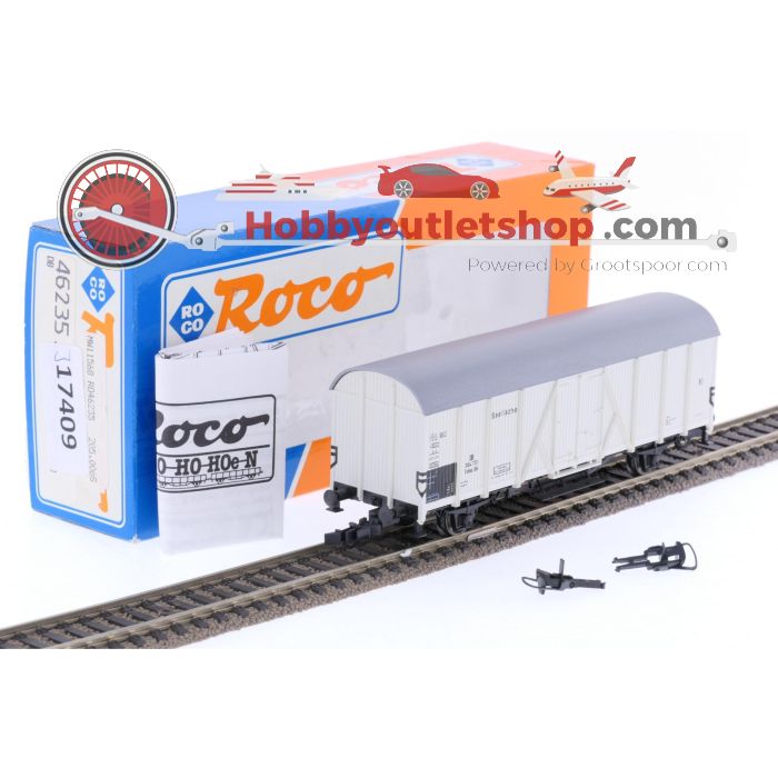 Schaal H0 Roco 46016, 46235 en 48058 set van 3 goederen wagens van de DB #6763