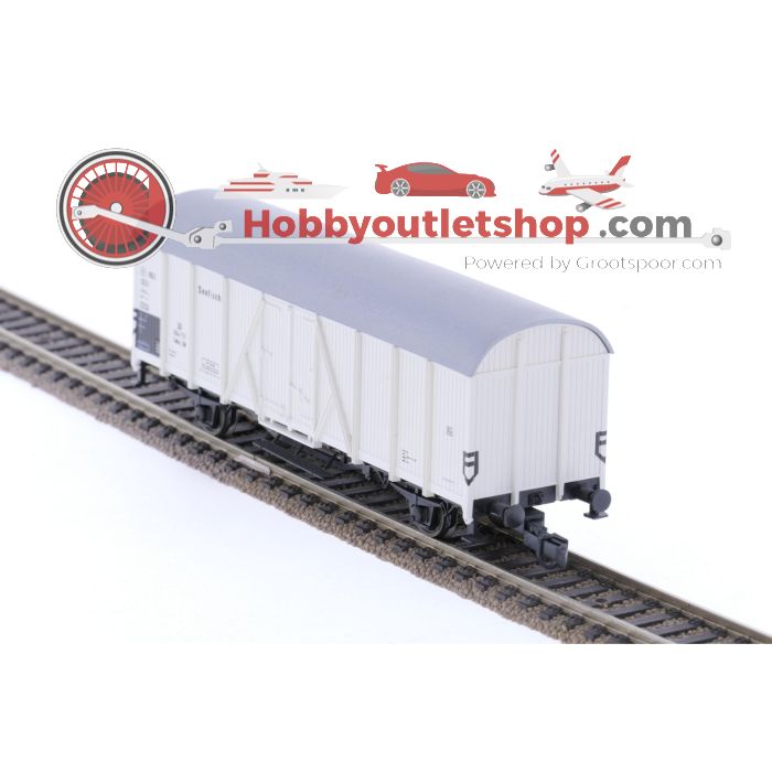 Schaal H0 Roco 46016, 46235 en 48058 set van 3 goederen wagens van de DB #6763