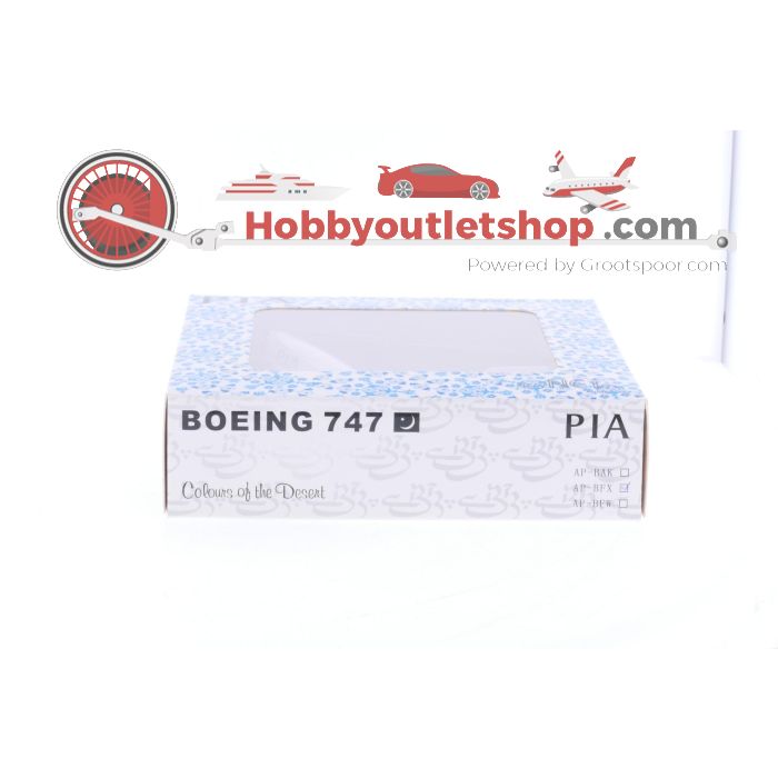 Schaal 1:500 NetModels NMPIA7 PIA Boeing 747-300 