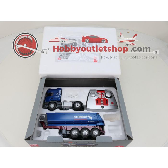 Schaal 1:32 Siku control32 6725 Scania trekker met kiepwagen RC #6766