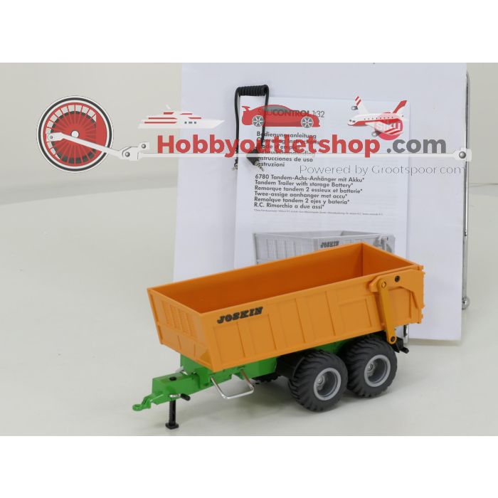 Schaal 1:32 Siku control32 6780 twee-assige aanhanger 
