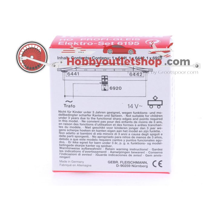 Schaal H0 Fleischmann 6195 elektro set #6784