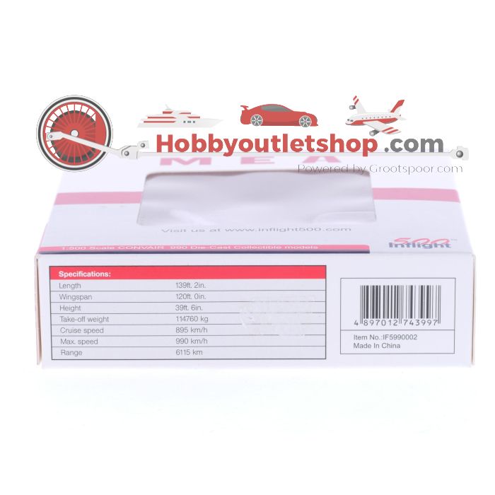 Schaal 1:500 Inflight 500 IF5990002 MEA Convair 990 Reg. OD-AFF #7249