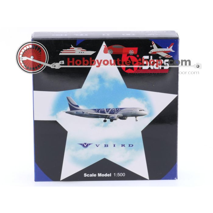 Schaal 1:500 5 Stars 2717062S V-Bird Airbus A320 Reg. PH-VAC #7250