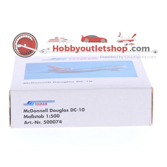 Schaal 1:500 Herpa 500074 Viasa McDonnell Douglas DC-10 Reg. GR #7260