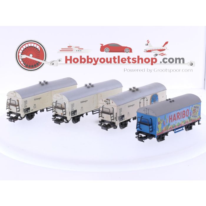 Schaal H0 Märklin set van 4 koelwagens van de DB #6806
