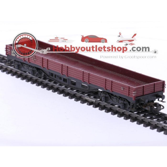 Schaal H0 Märklin 4517 en 4618 set van 3 goederenwagens van de DB #6810