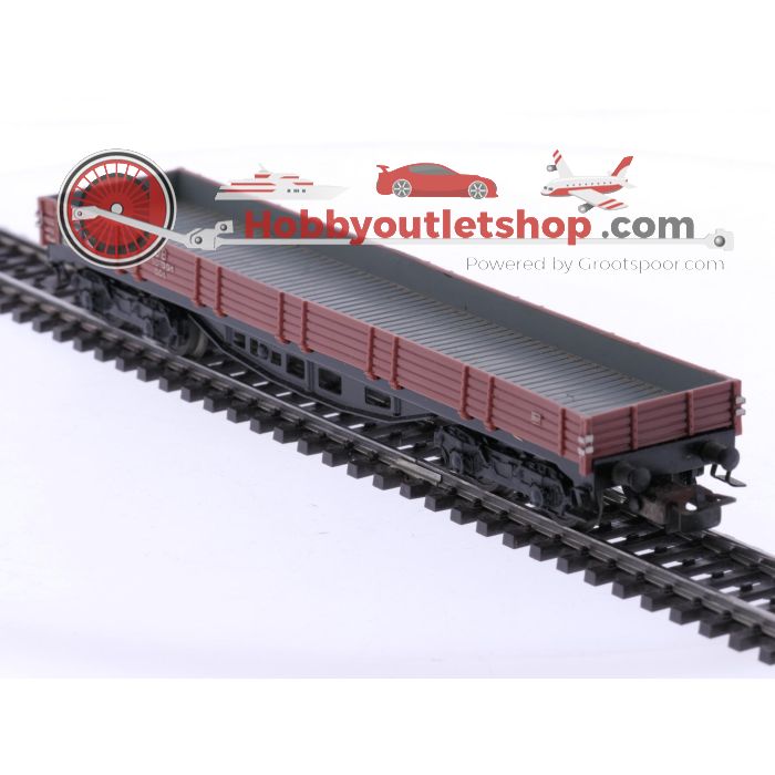 Schaal H0 Märklin 4517 en 4618 set van 3 goederenwagens van de DB #6810