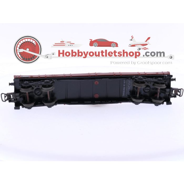 Schaal H0 Märklin 4517 en 4618 set van 3 goederenwagens van de DB #6810