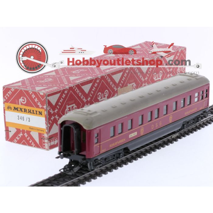 Schaal H0 Märklin 346/3 slaapwagen van de DSG #6832