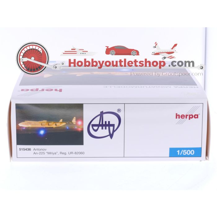 Schaal 1:500 Herpa 515436 Antonov An-225 