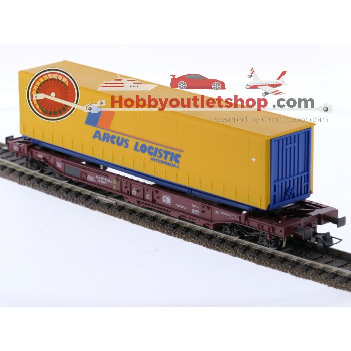 Schaal H0 Roco 46576 containerwagen 