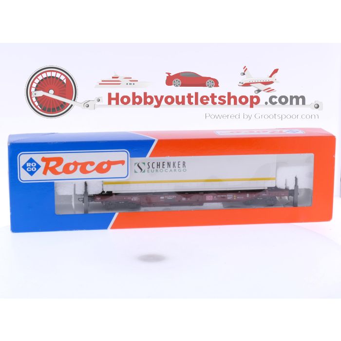 Schaal H0 Roco 46583 containerwagen Sdkms 