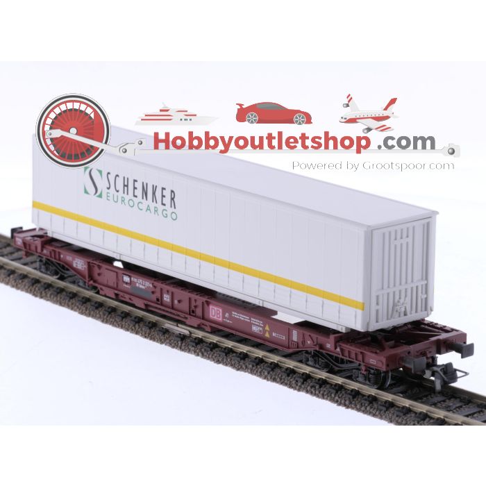 Schaal H0 Roco 46583 containerwagen Sdkms 
