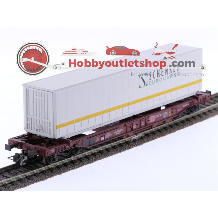 Schaal H0 Roco 46583 containerwagen Sdkms 