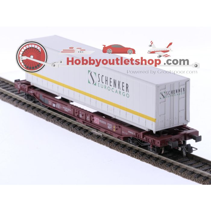 Schaal H0 Roco 46583 containerwagen Sdkms 