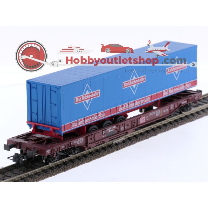 Schaal H0 Roco 47026 containerwagen Sdkms 707 