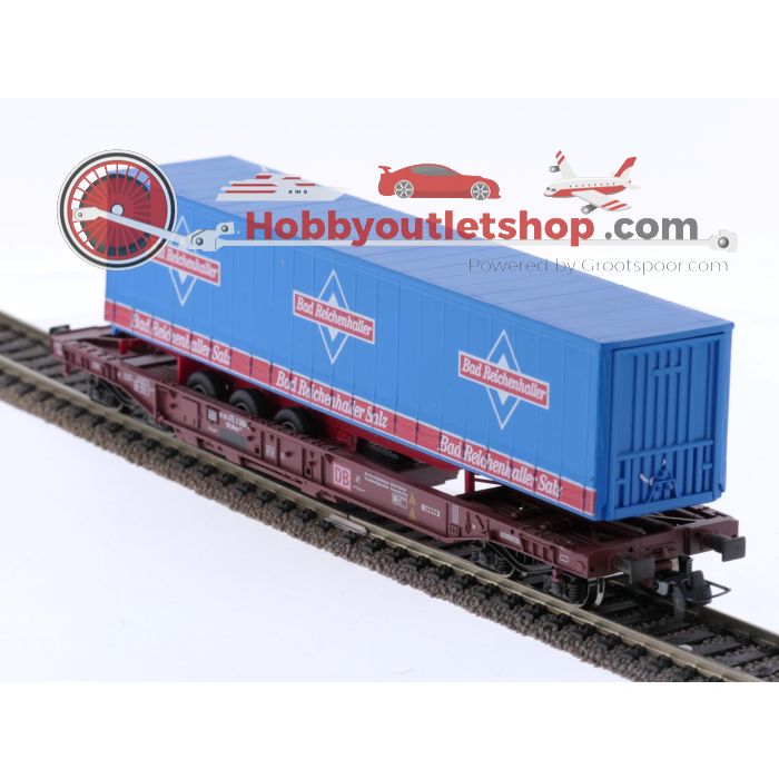 Schaal H0 Roco 47026 containerwagen Sdkms 707 