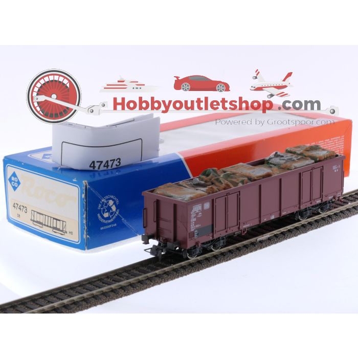Schaal H0 Roco 47473 goedrenwagen Eano 4-asser met schrootlading van de DB #6847