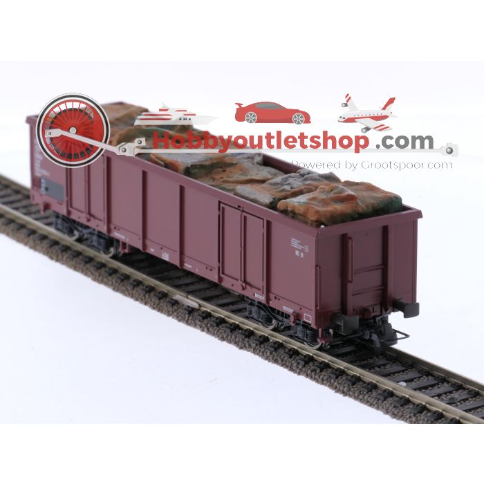 Schaal H0 Roco 47473 goedrenwagen Eano 4-asser met schrootlading van de DB #6847