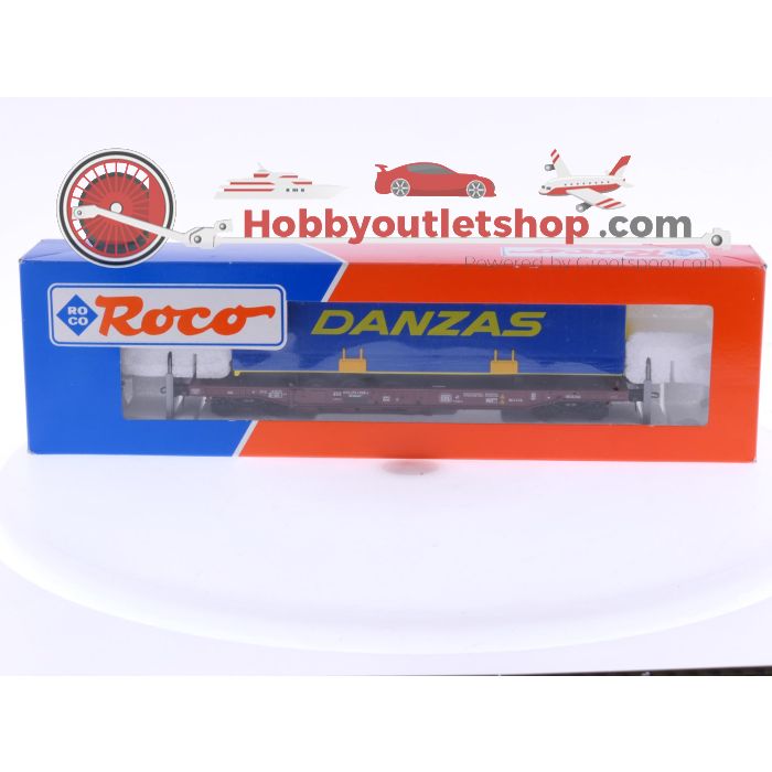 Schaal H0 Roco 46373 dieplader wagen Sdkmss 707 