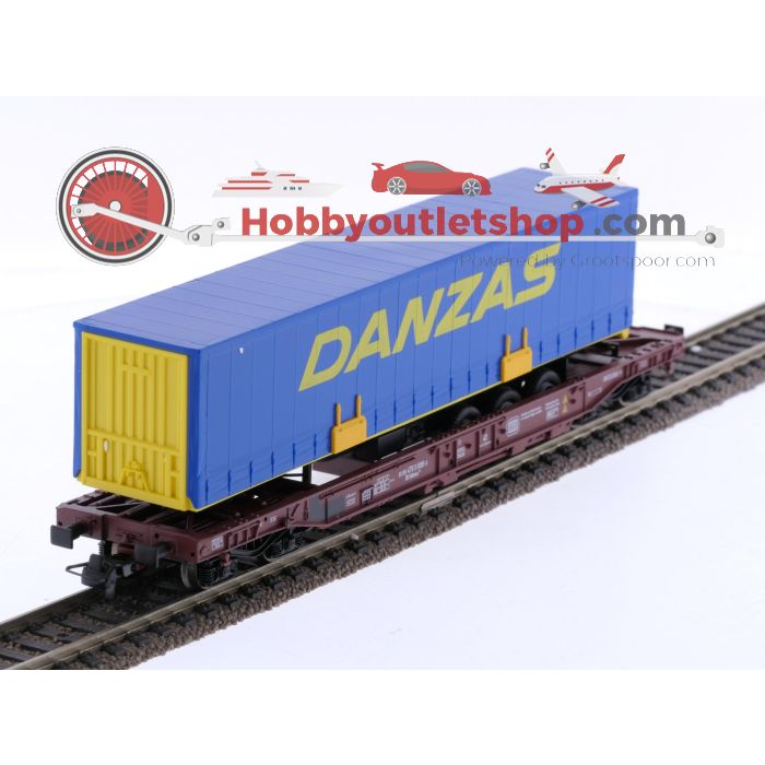 Schaal H0 Roco 46373 dieplader wagen Sdkmss 707 