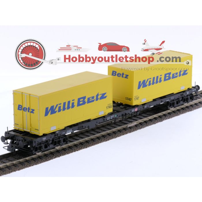 Schaal H0 Roco 66584 containerwagen Sgs 693 