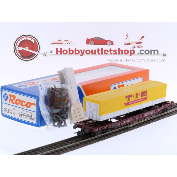 Schaal H0 Roco 46362 diepladerwagen Sdkms 707 