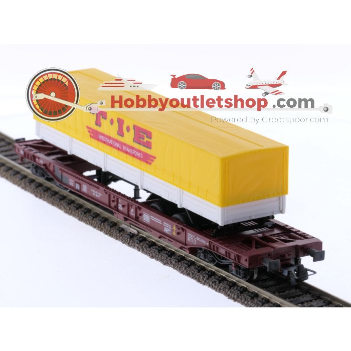 Schaal H0 Roco 46362 diepladerwagen Sdkms 707 