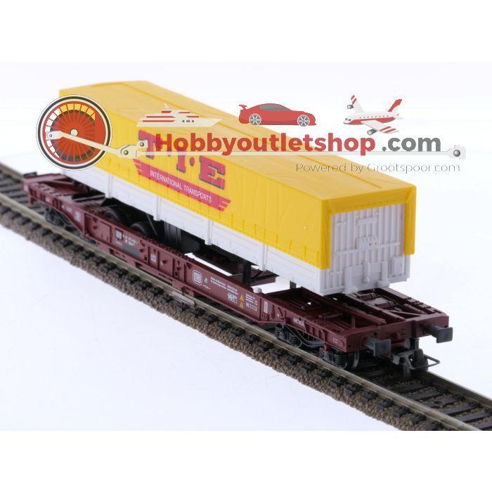 Schaal H0 Roco 46362 diepladerwagen Sdkms 707 