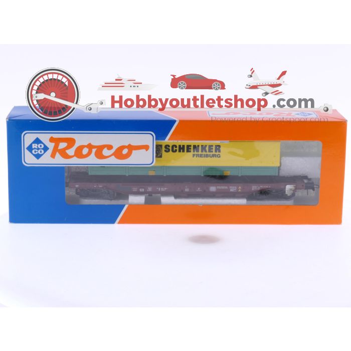 Schaal H0 Roco 46356 diepladerwagen Sdkms 