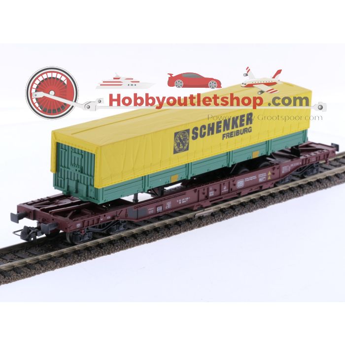 Schaal H0 Roco 46356 diepladerwagen Sdkms 